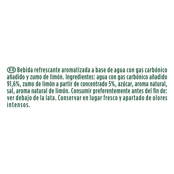 Erfrischungsgetränk mit Kohlensäure mit Zitronen- und Kräutergeschmack Dose 25 cl