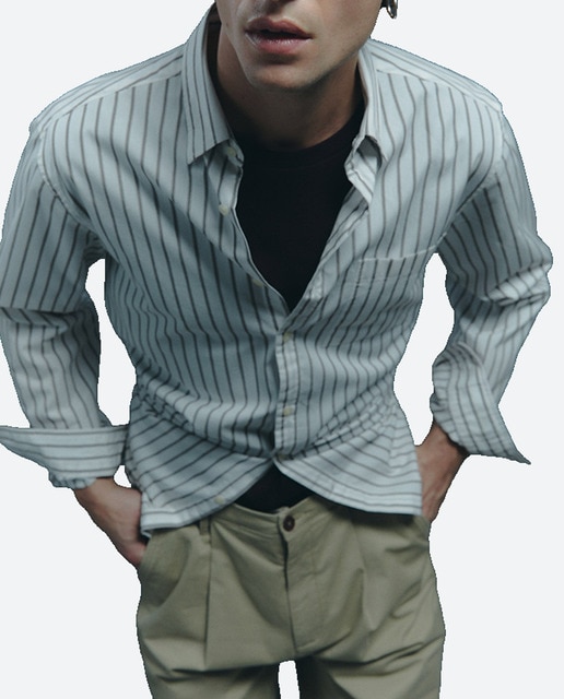 Imagen 0 de Camisa popelín rayas