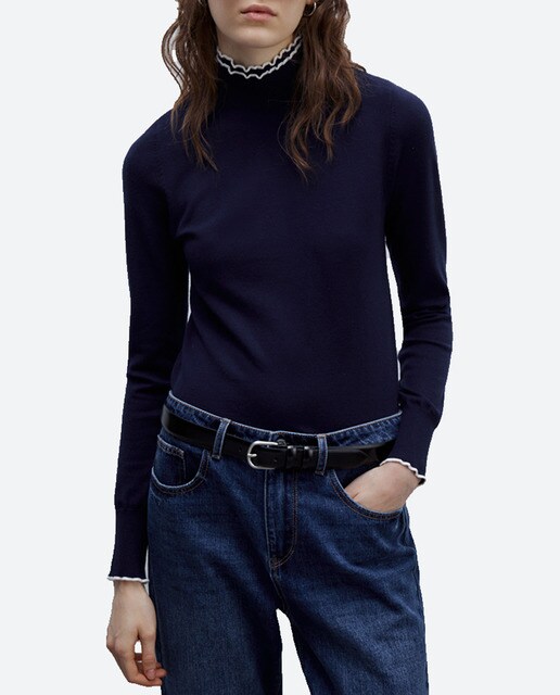 Imagen 0 de Jersey cuello alto