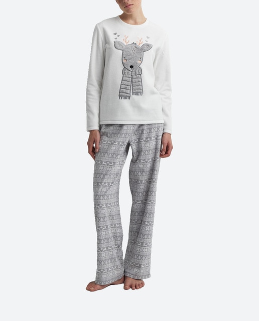 Imagen 0 de Pijama de mujer polar jacquard