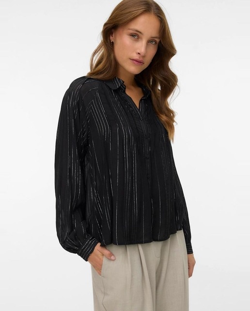 Imagem 0 de Camisa de Viscose com Manga Comprida