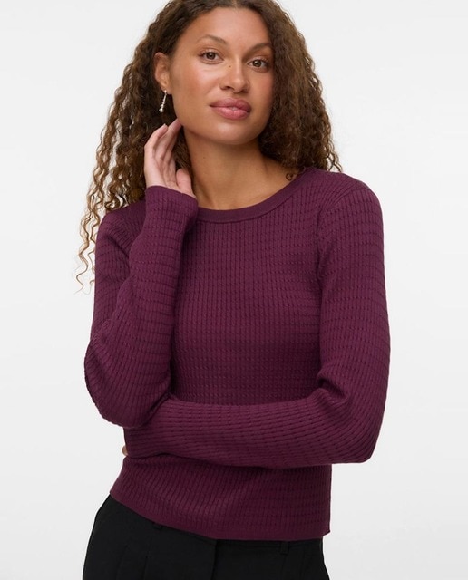 Imagen 0 de Jersey estructura de mujer de punto fino