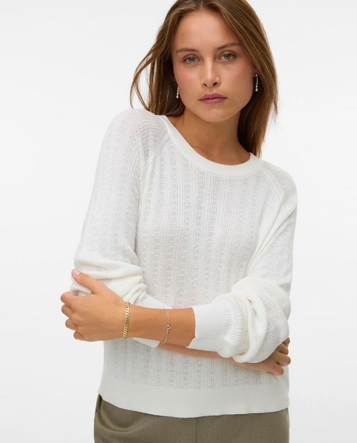 Imagen 0 de Jersey de punto fino de mujer manga larga