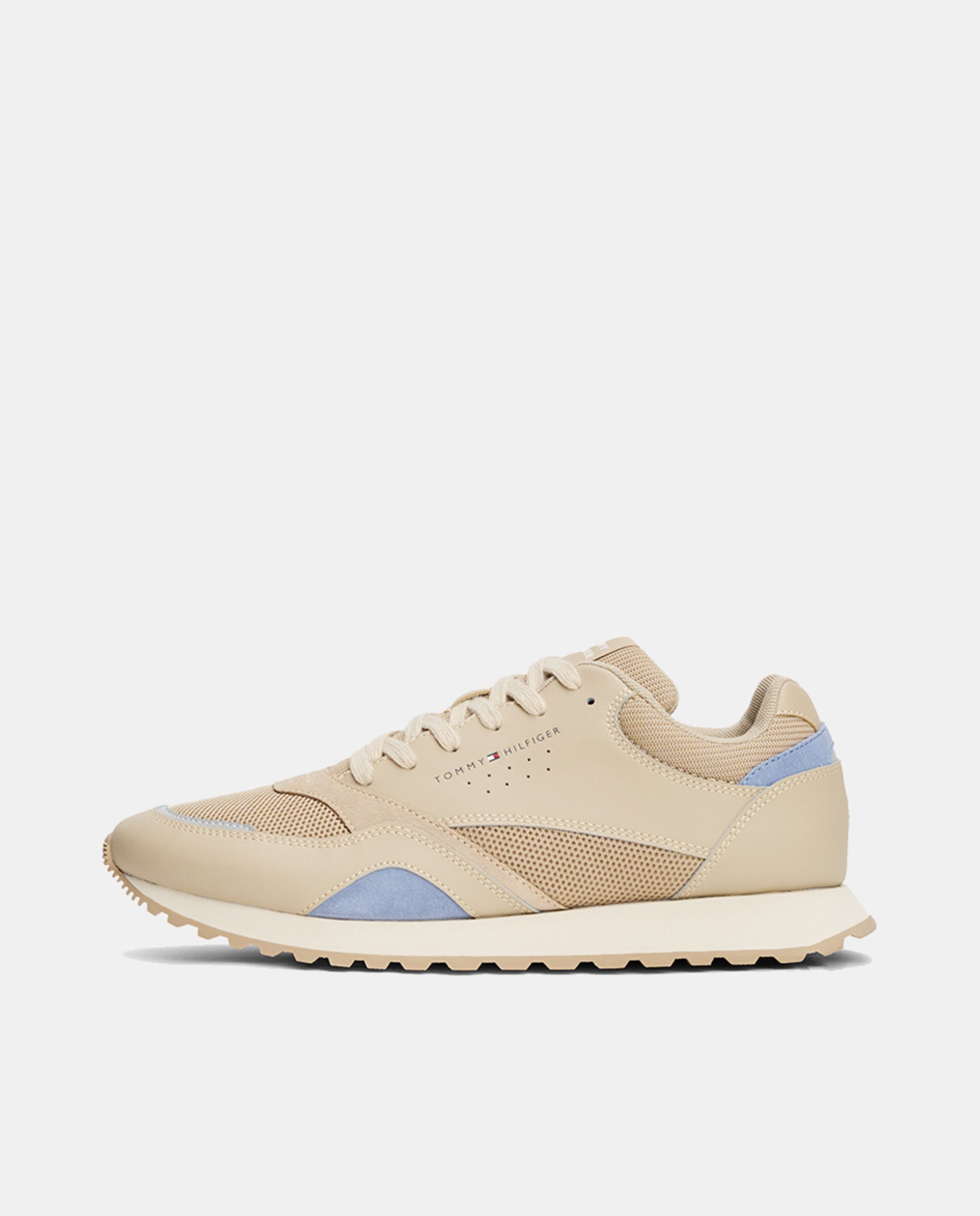 Sapatilhas de Running com Logótipo Lateral Taupe-2