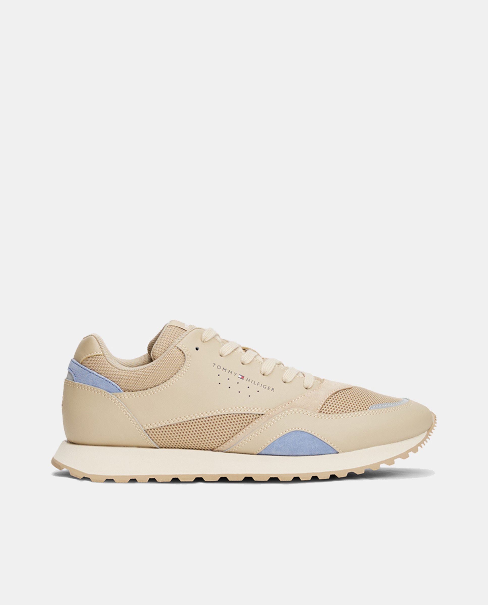 Sapatilhas de Running com Logótipo Lateral Taupe-1