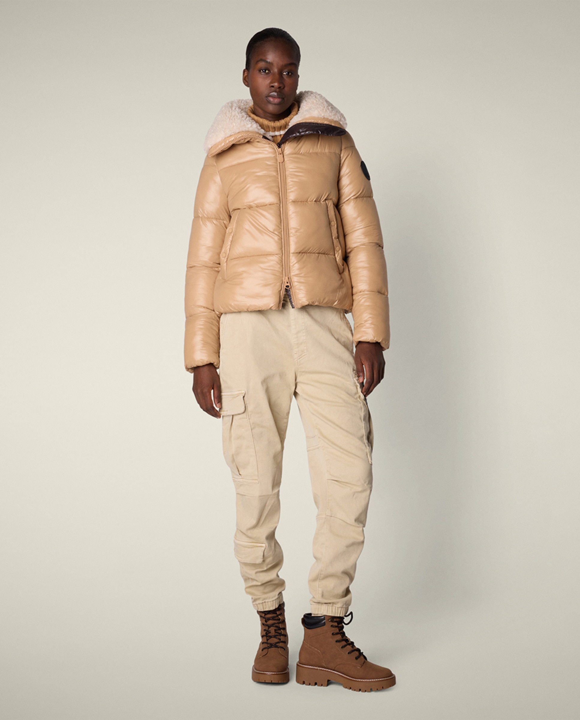 Blusão Acolchoado com Enchimento Natural-3