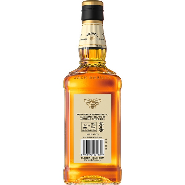 Honey Tennessee whiskey bottle 70 cl