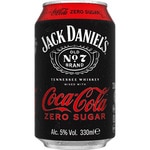 Whiskey cocktail sugar-free cola zero tin 33 cl