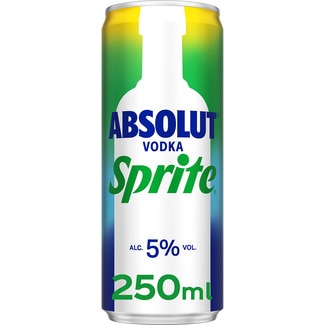 vodka con sprite lata 25 cl - Absolut