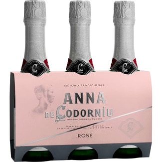 cava brut rosado Estuche 3 botellas 20 cl - Anna De Codorniu