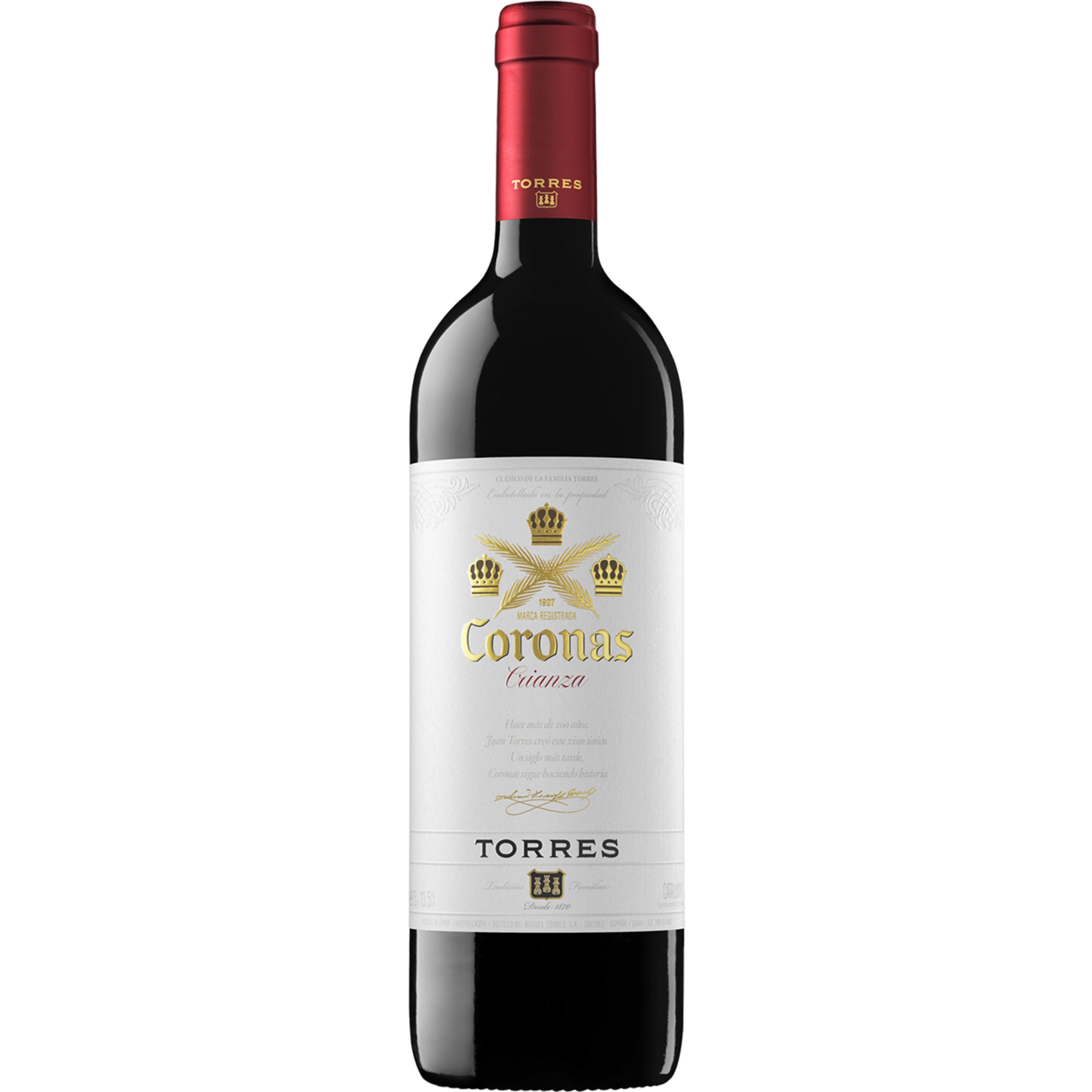 vino tinto DO Cataluña botella 75 cl