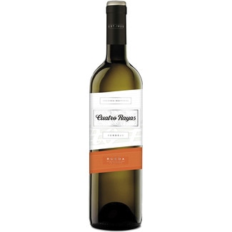 vino blanco verdejo DO Rueda botella 75 cl - Cuatro Rayas