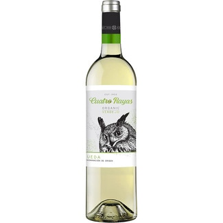 vino blanco verdejo DO Rueda ecológico botella 75 cl - Cuatro Rayas