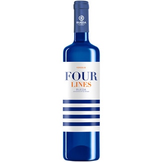 vino blanco verdejo DO Rueda botella 75 cl - Four Lines