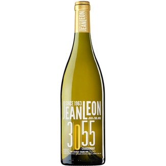 3055 vino blanco petit chardonnay DO Penedés botella 75 cl - Jean Leon