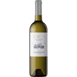 vino blanco chardonnay DO Penedés botella 75 cl - Bach