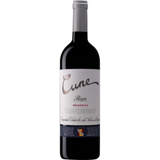 vino tinto reserva DOCa Rioja botella 75 cl - Cune
