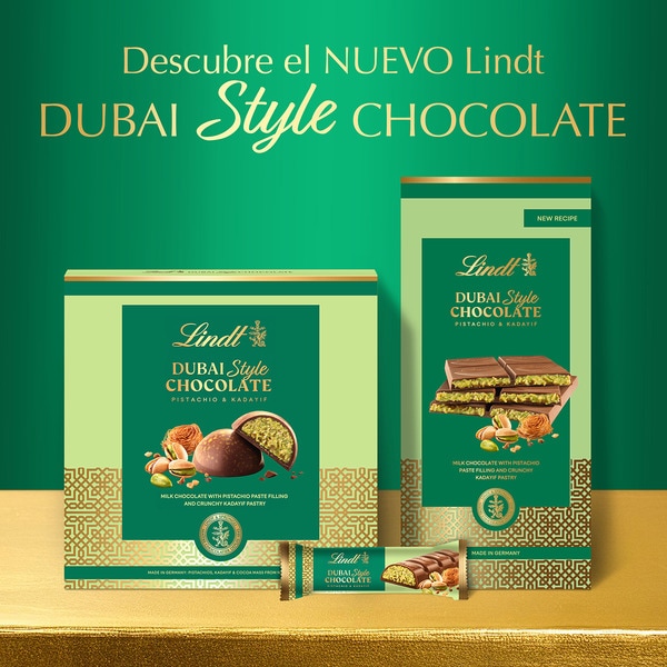 Schokoladenbonbons Dubai-Stil mit Pistazie und Kadayif Karton 90 g