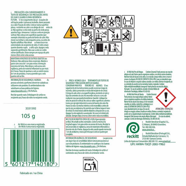 Duftkerze Waldkiefer & Schneeflocken 1 Einheit