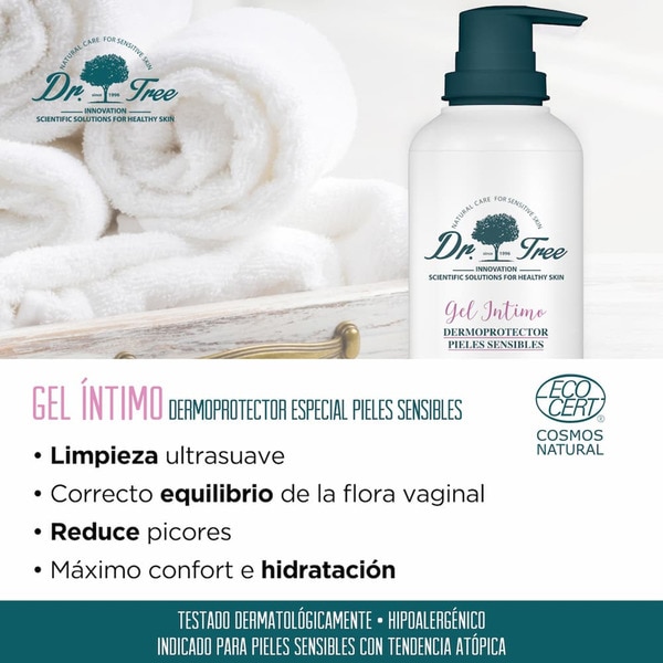 gel íntimo natural piel sensible doser 400 ml