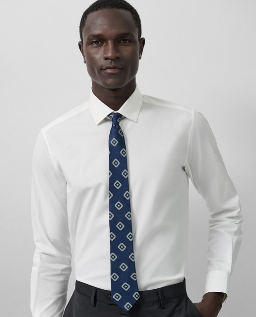 Imagen 0 de Camisa de vestir de hombre slim fit lisa