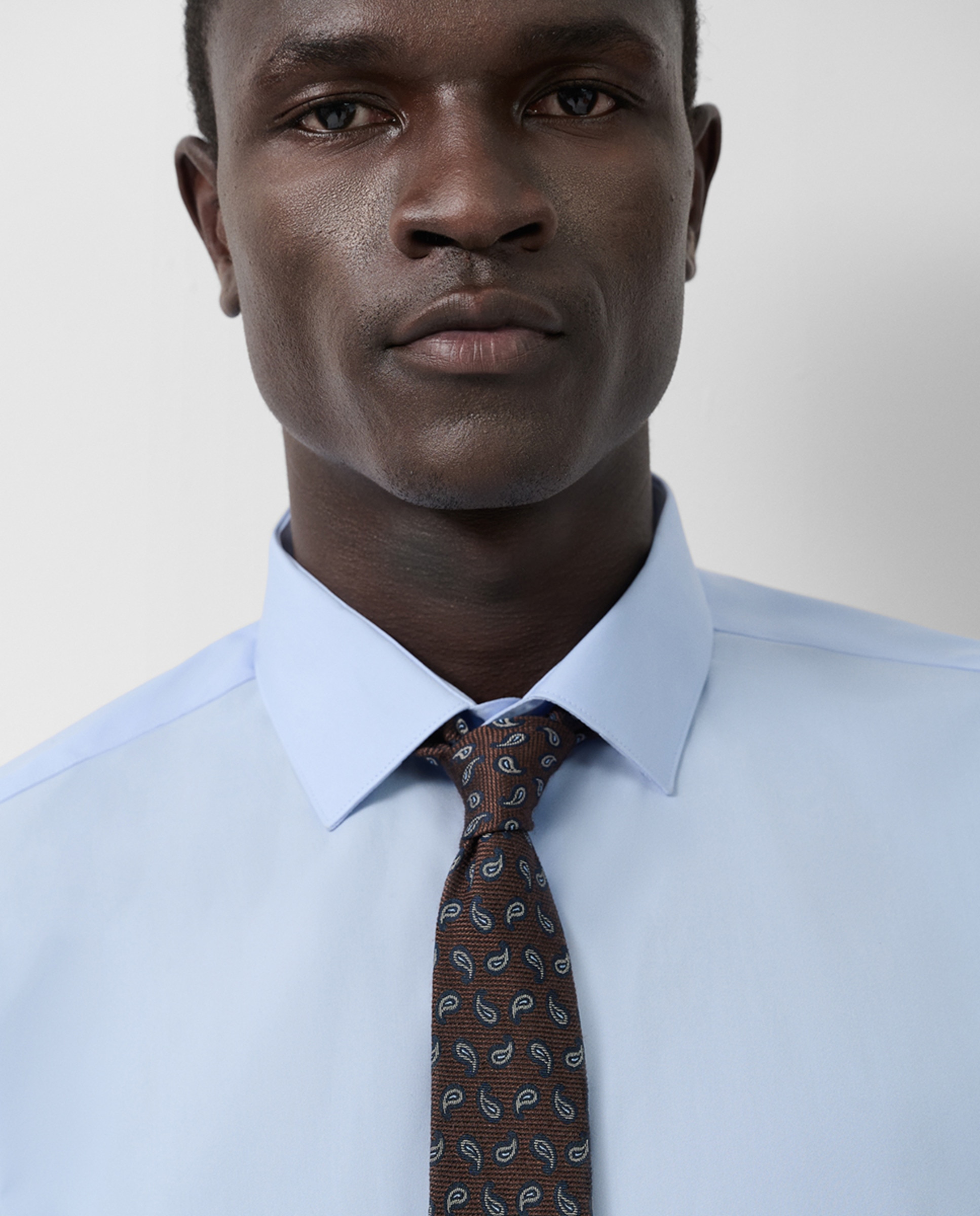 Camisa Formal Regular Fit Lisa Azul-claro-3