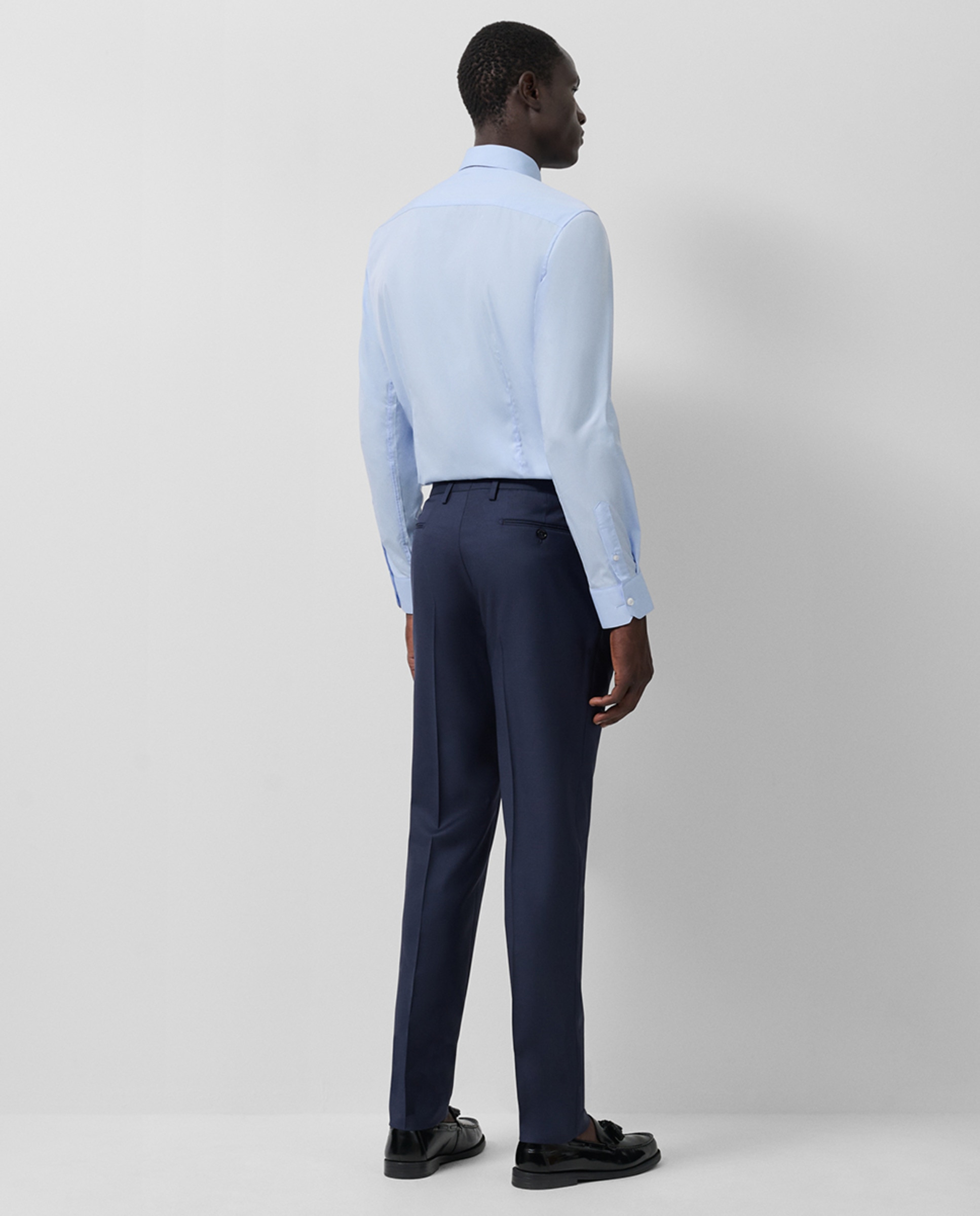 Camisa Formal Regular Fit Lisa Azul-claro-2