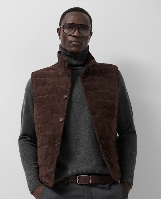 Imagem 0 de Colete Acolchoado em Pele