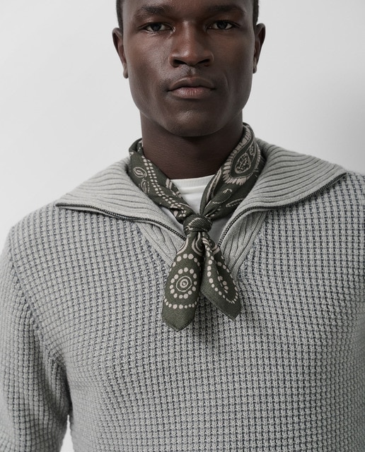 Imagem 0 de Lenço com Estampado de Caxemira