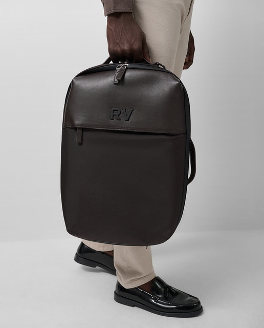 Imagem 0 de Mochila em Nylon e Pele Travel Bag