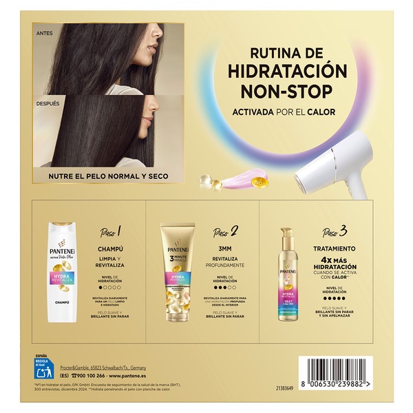 Etui mit 1 Shampoo reinigt und revitalisiert 1 Intensiv-Weichspüler und 1 Weichspülercreme