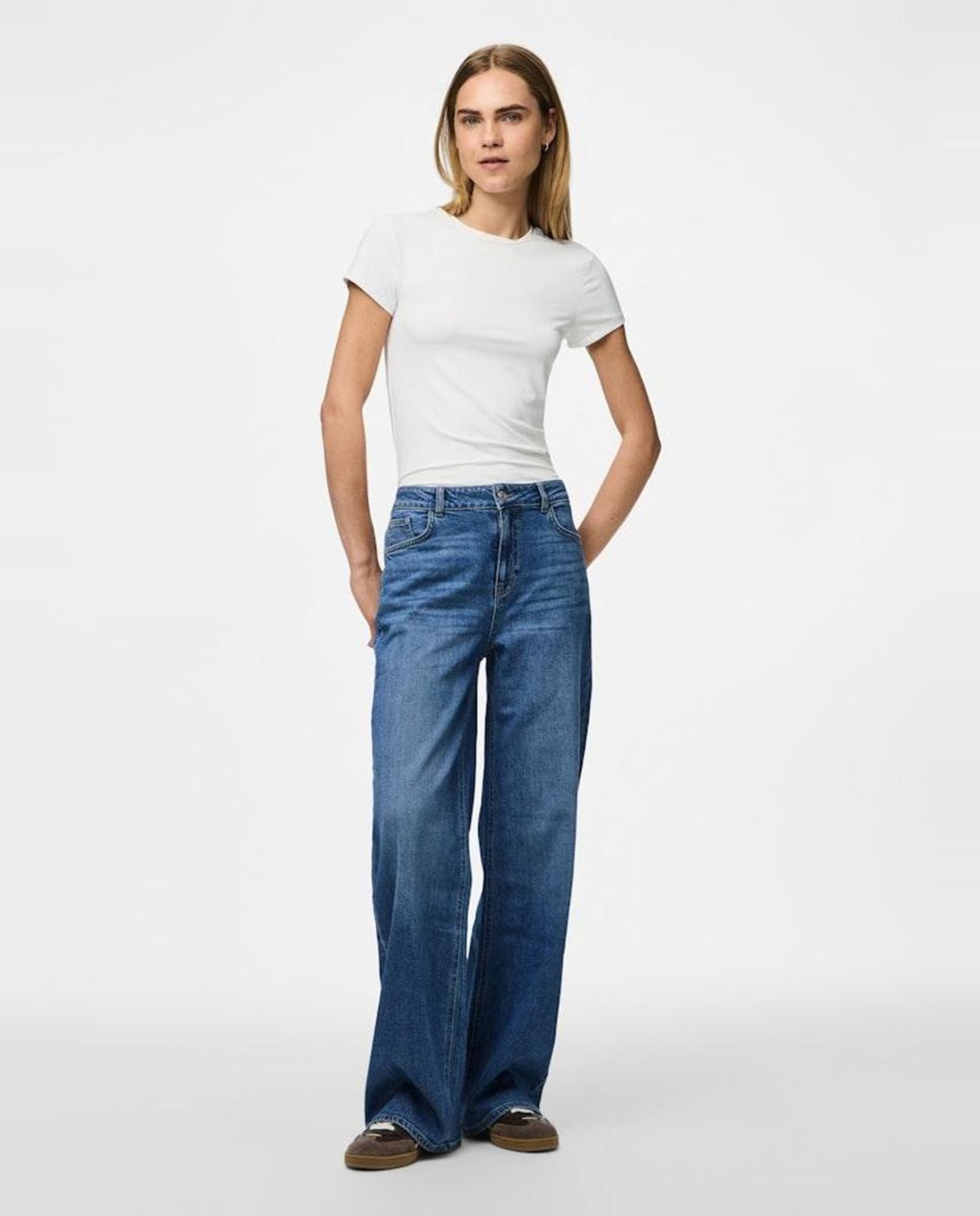 Jeans Largas Azul-1