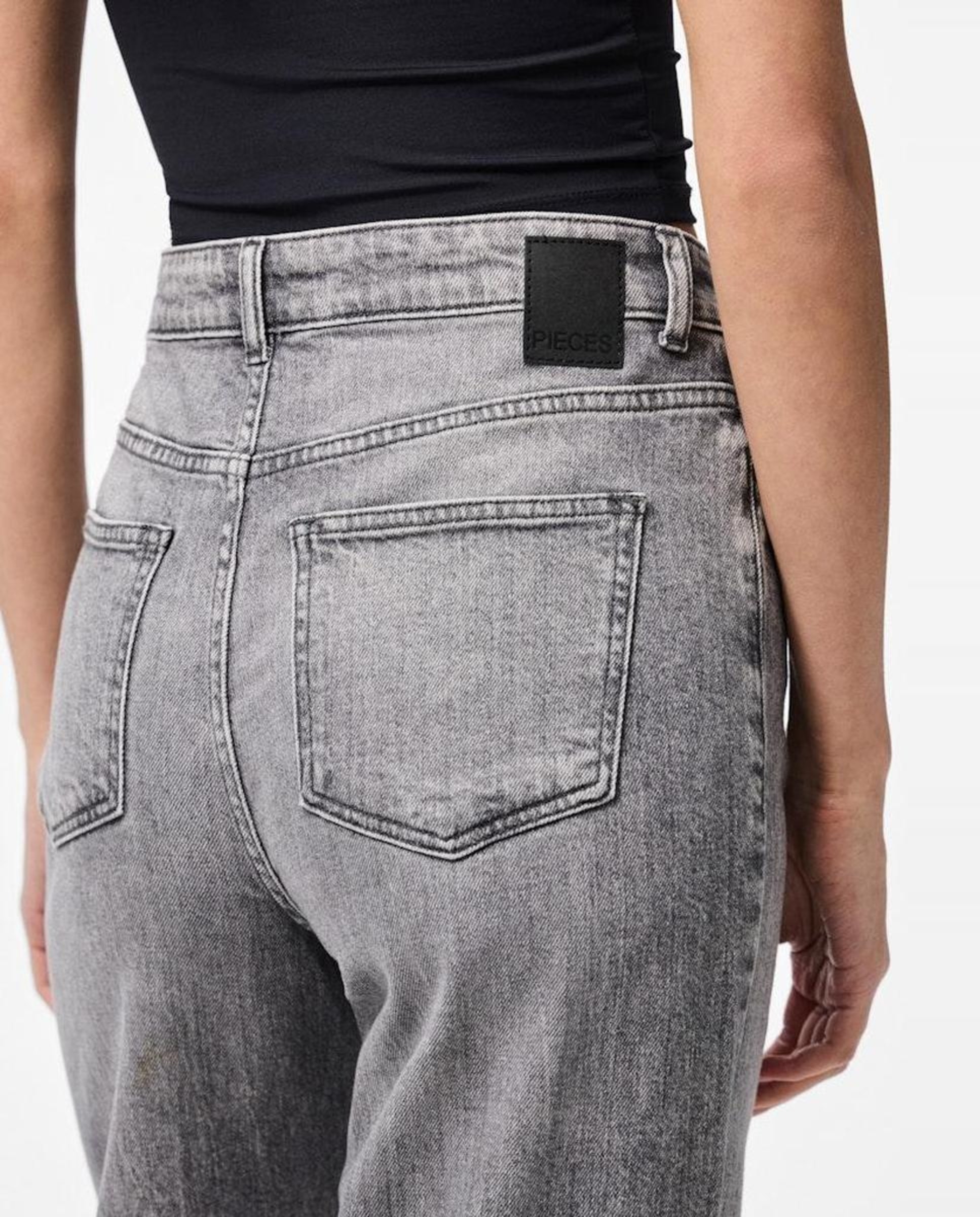 Jeans Largas Cinzento-claro-4
