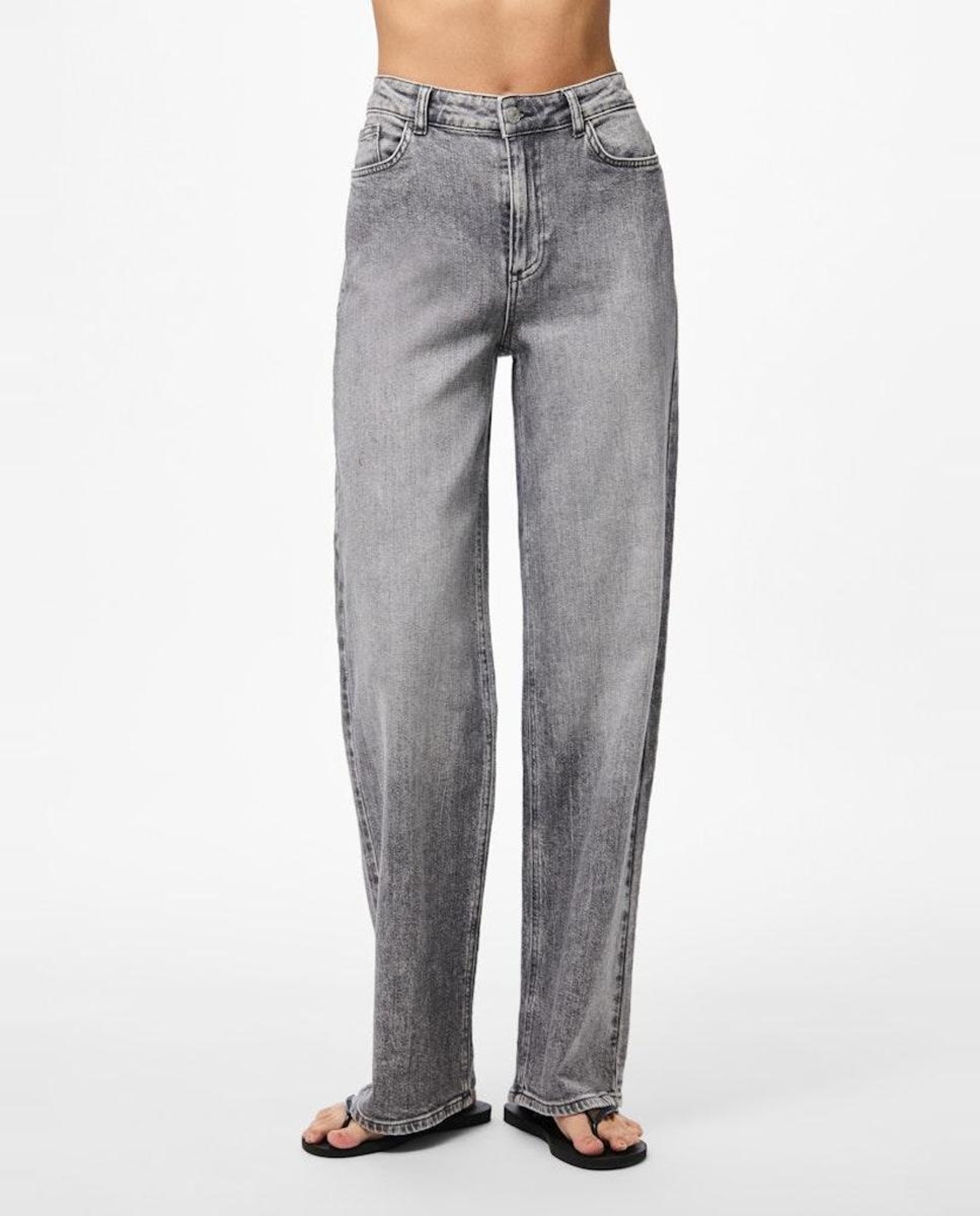 Jeans Largas Cinzento-claro-3