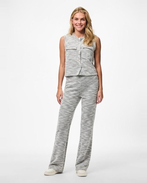 Imagem 0 de Calças à Boca de Sino de Malha