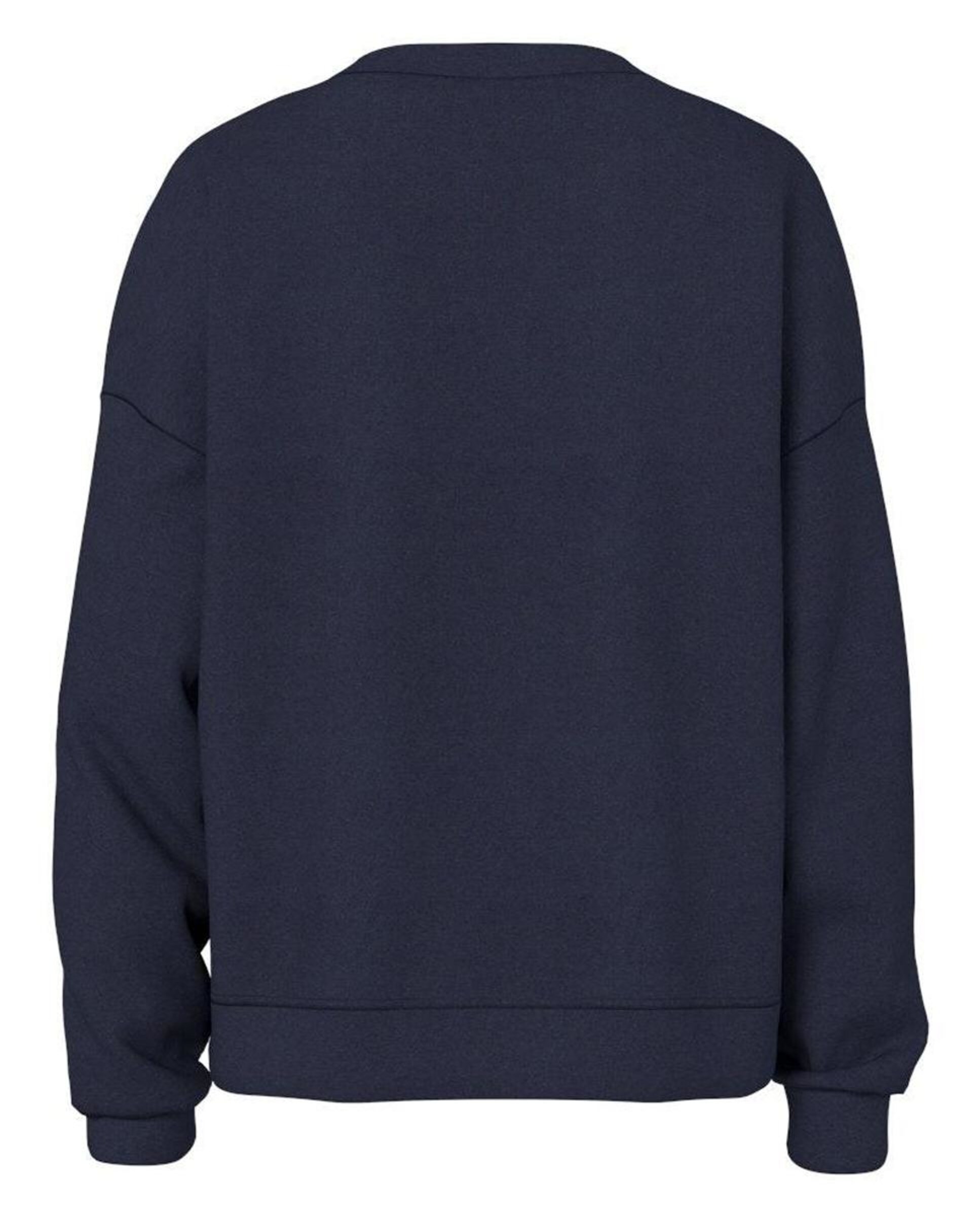 Sweatshirt Lisa com Decote Redondo Azul-marinho-6
