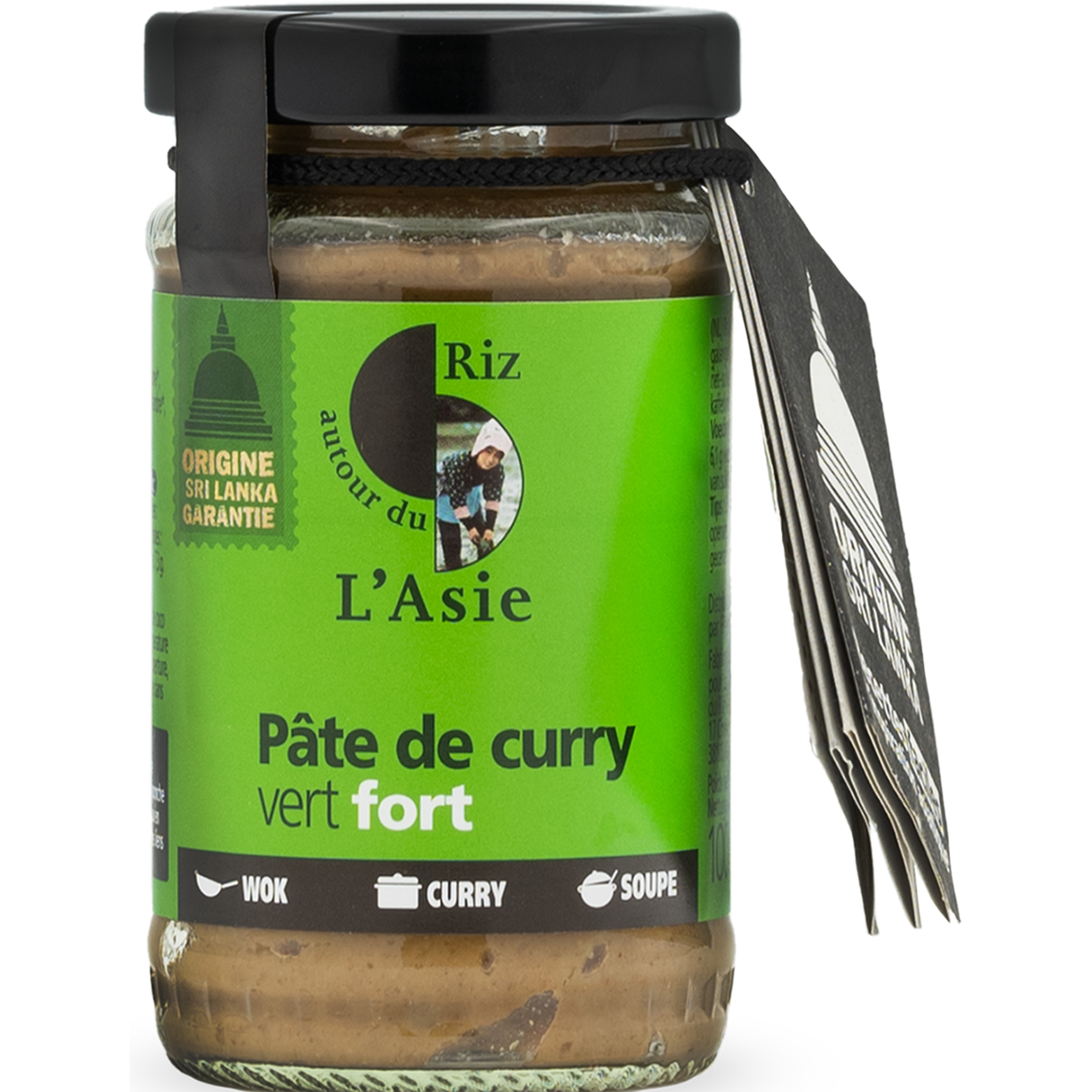 Pasta de Caril Verde Forte frasco 100 g