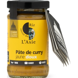 Pasta de Caril Amarelo Suave frasco 100 g - Autour Du Riz