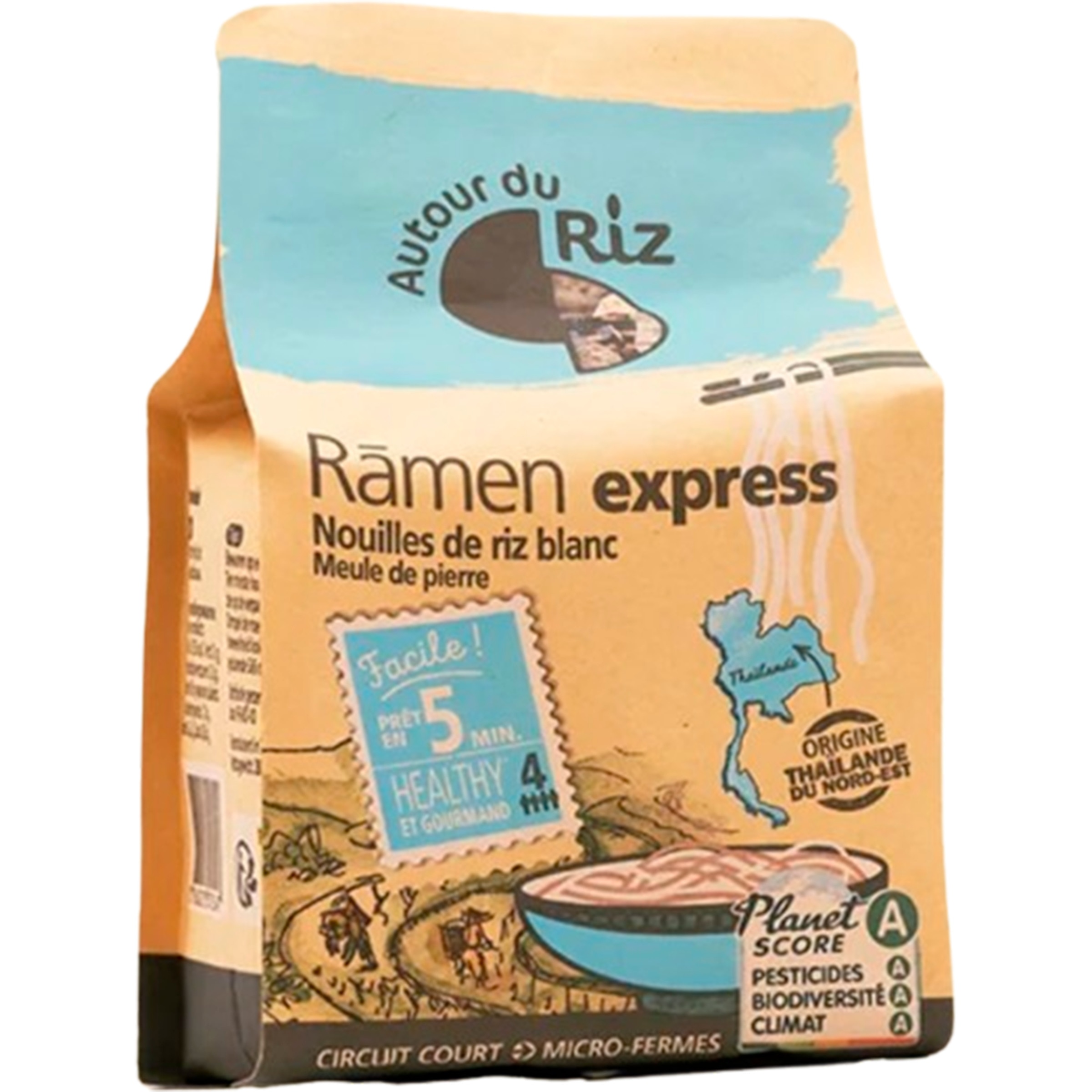Noodles Ramen de Arroz Branco embalagem 280 g