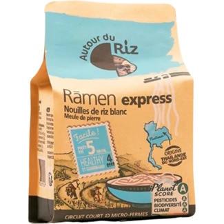 Noodles Ramen de Arroz Branco embalagem 280 g - Autour Du Riz