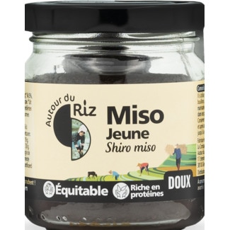 Miso Suave Fermentado frasco 200 g - Autour Du Riz