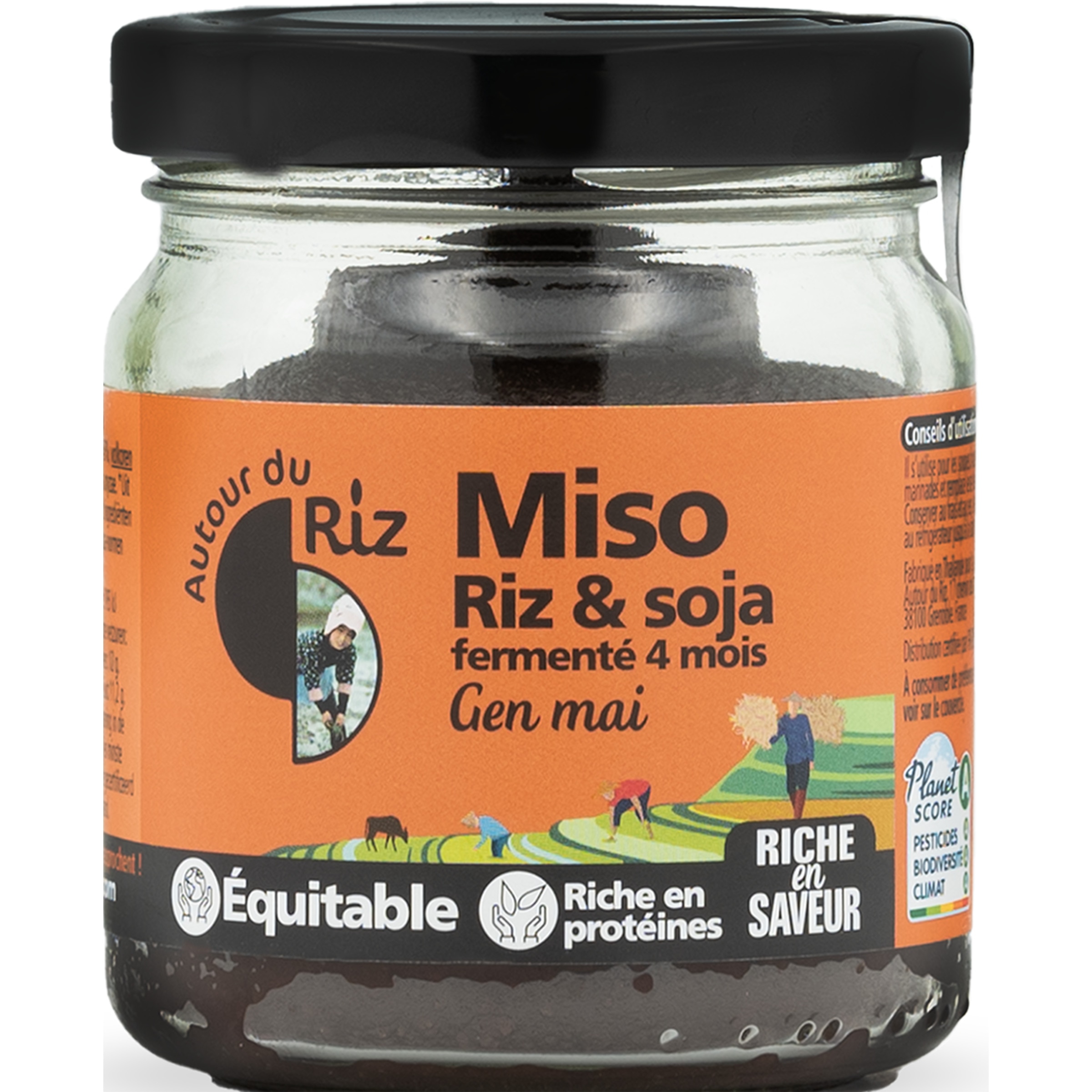 Miso de Arroz e Soja frasco 200 g