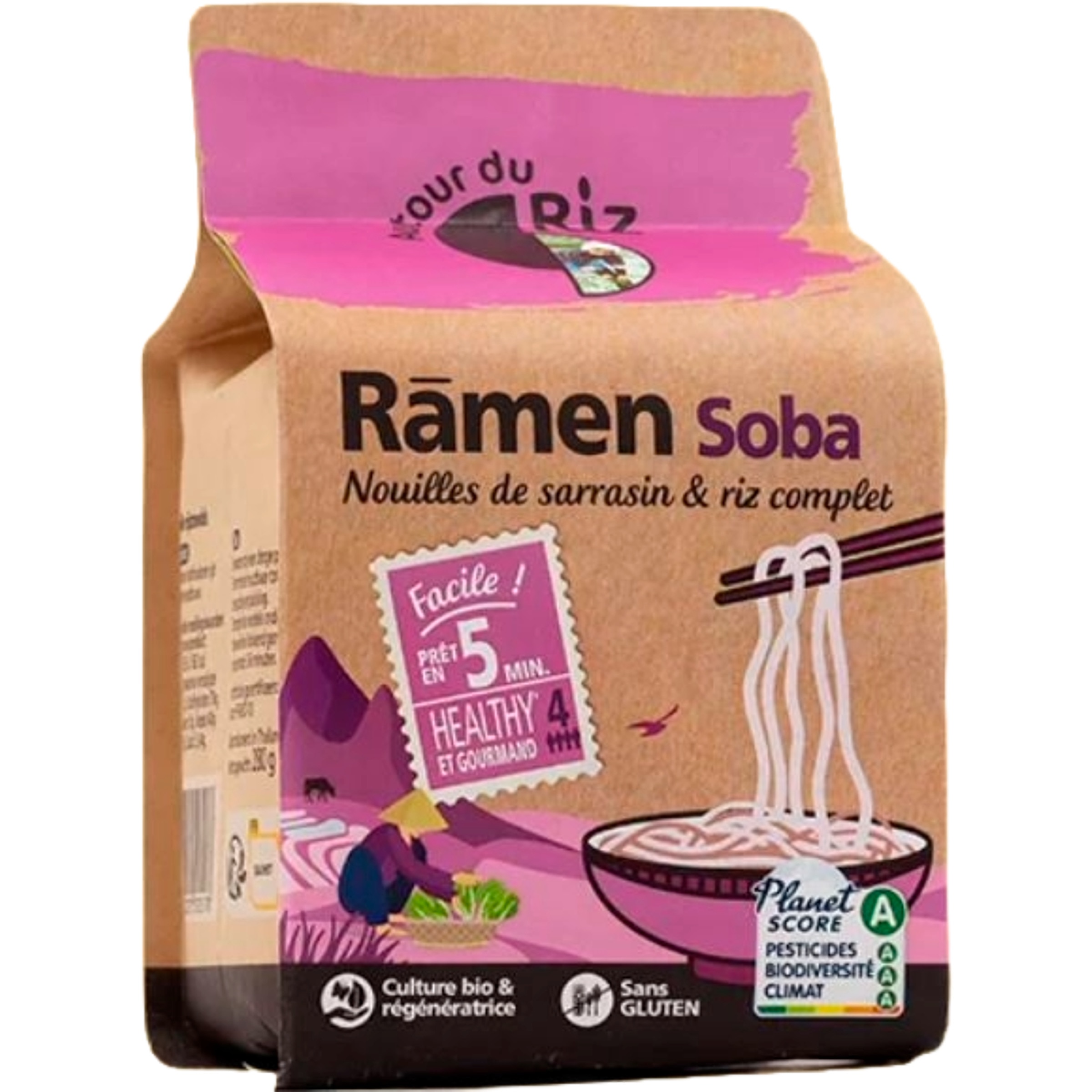 Soba Ramen Trigo e Sarraceno embalagem 280 g