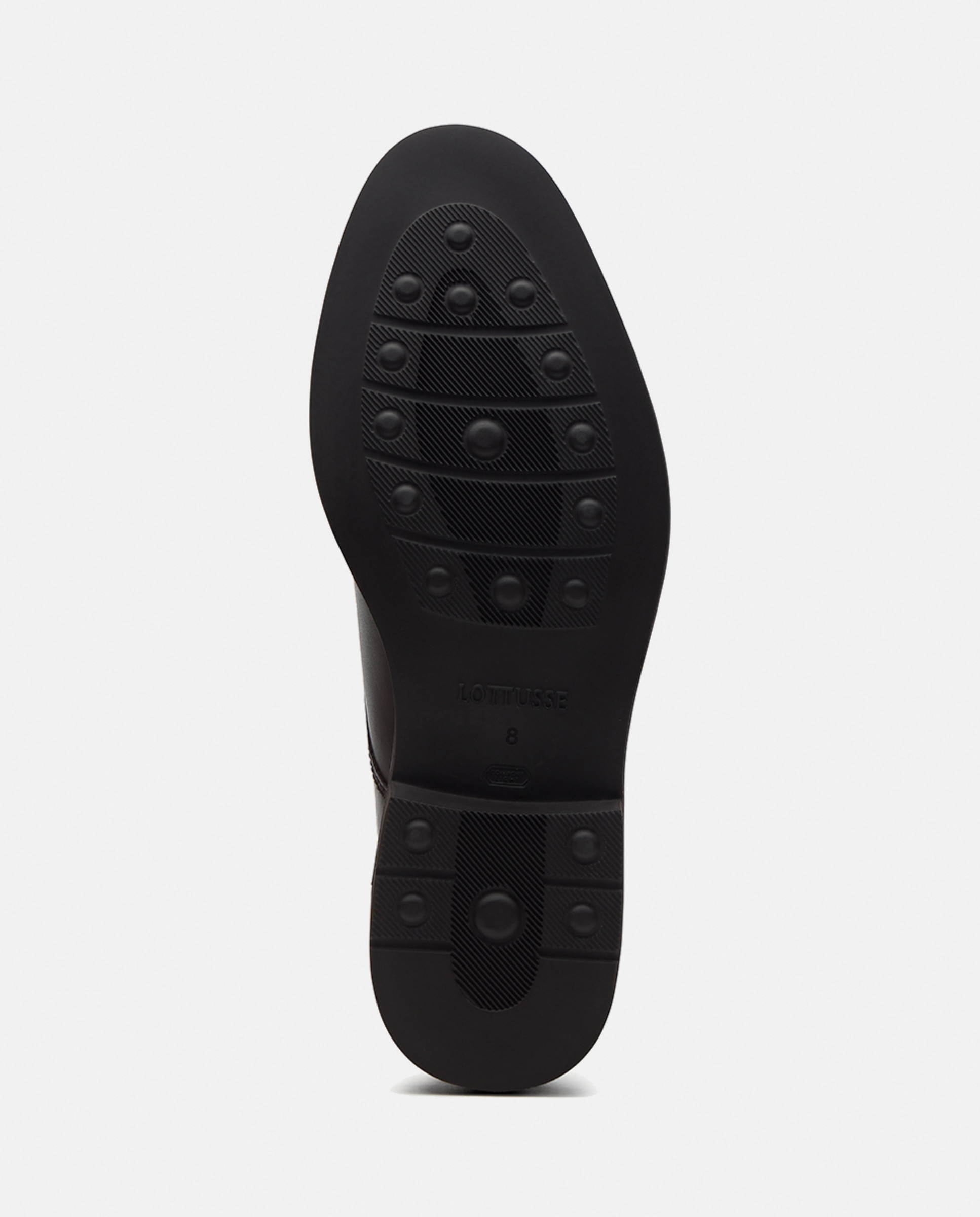 Bluchers em Pele com Fivela Dupla Baltimore Castanho-escuro-6