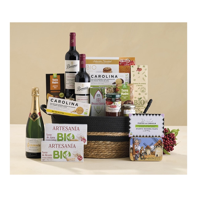 Imagen 0 de Cesta Ecológica 1 El Mesías, Tierra Madre, Codorníu y Beronia