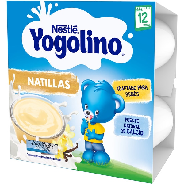 Vanillepudding glutenfrei, ab 6 Monaten, 4er-Pack Schalen 100 g