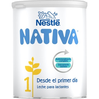 leche para lactantes desde el primer día sin aceite de palma lata 800 g - Nestle Nativa