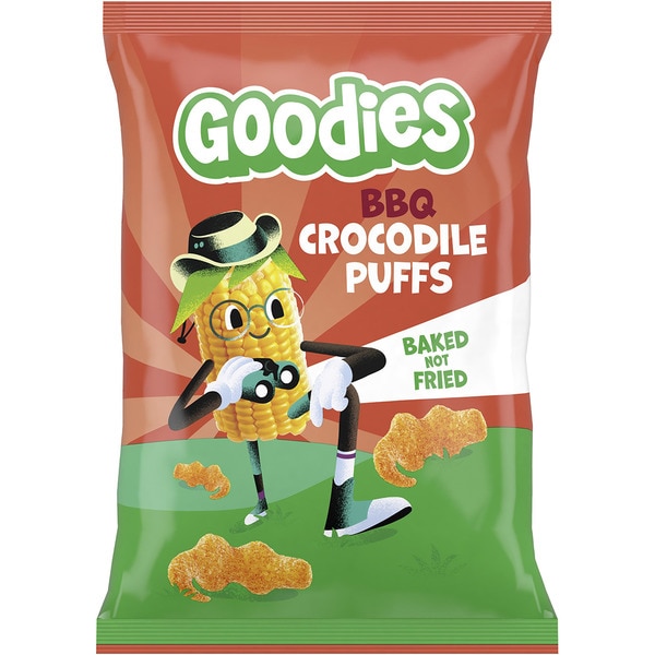 BBQ Crocodile Puffs snacks bag 30 g