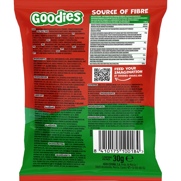 BBQ Crocodile Puffs snacks bag 30 g