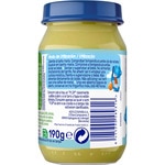 jar of organic vegetables with fish gluten-free 8+ months container 190 g